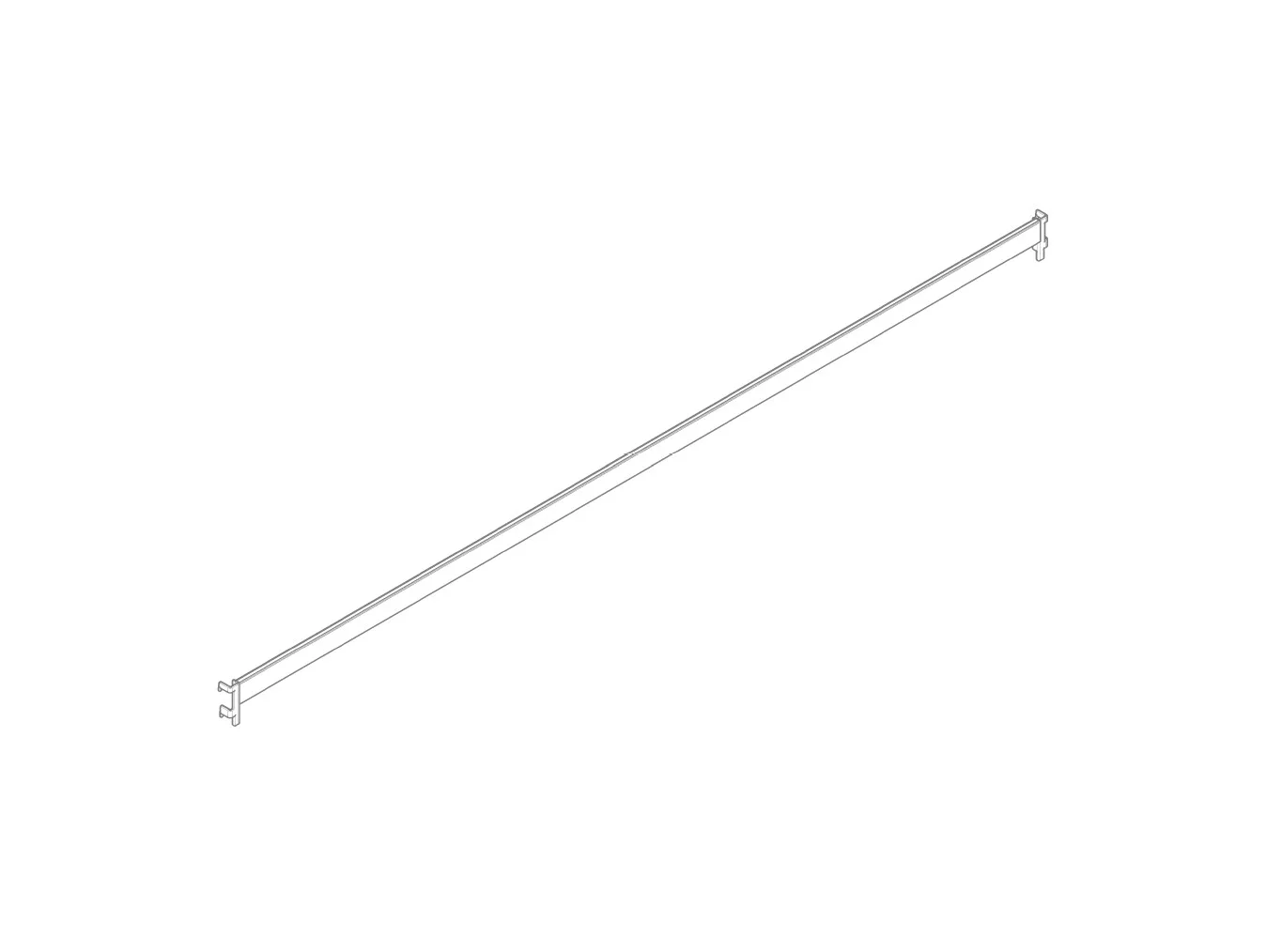  Boltless F-Line Skinny Bar for Oil Racking