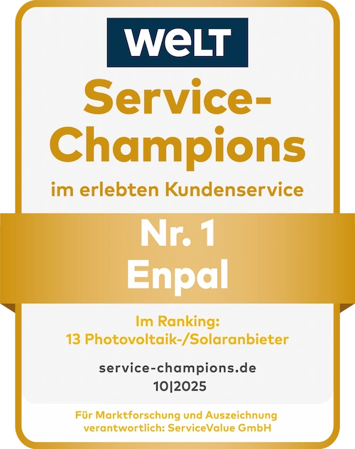 Welt Service-Champion Siegel