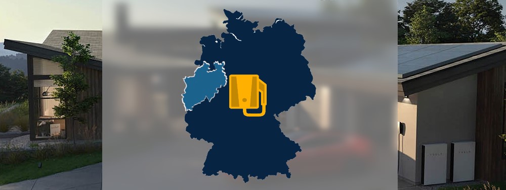 Wallbox Icon mit NRW Karte