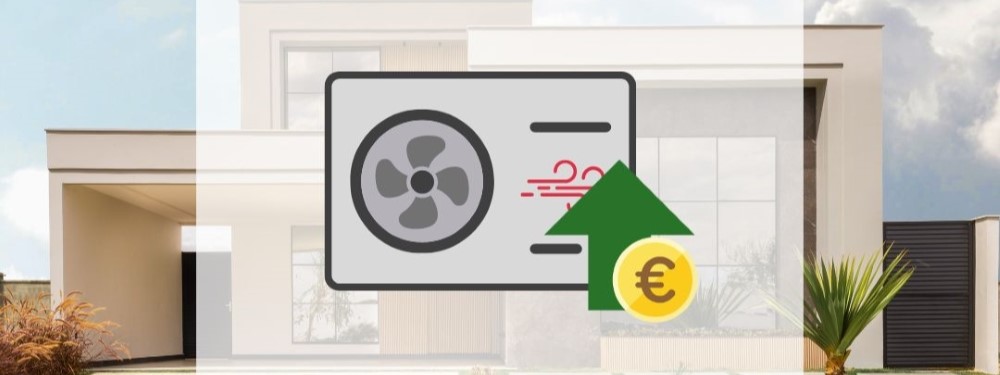 Symbolisierte Darstellung der Wärmepumpe Förderung