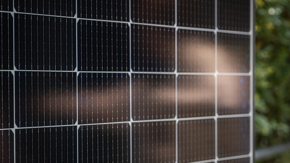 Solarmodul Nahaufnahme