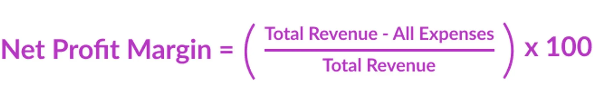 Net profit margin equation