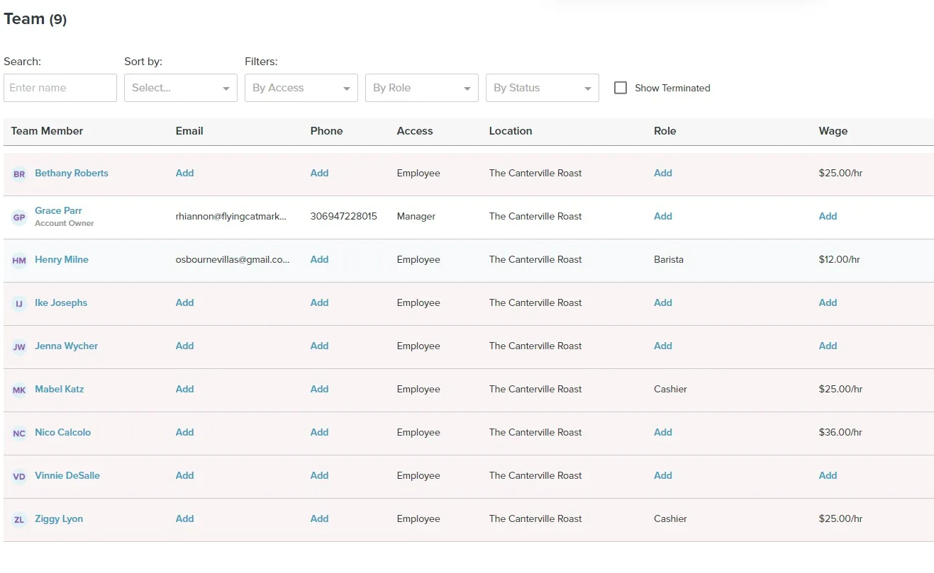 Homebase can bring various pay arrangements into one view