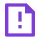 Time card icon with overtime alert