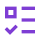 List icon with check mark.