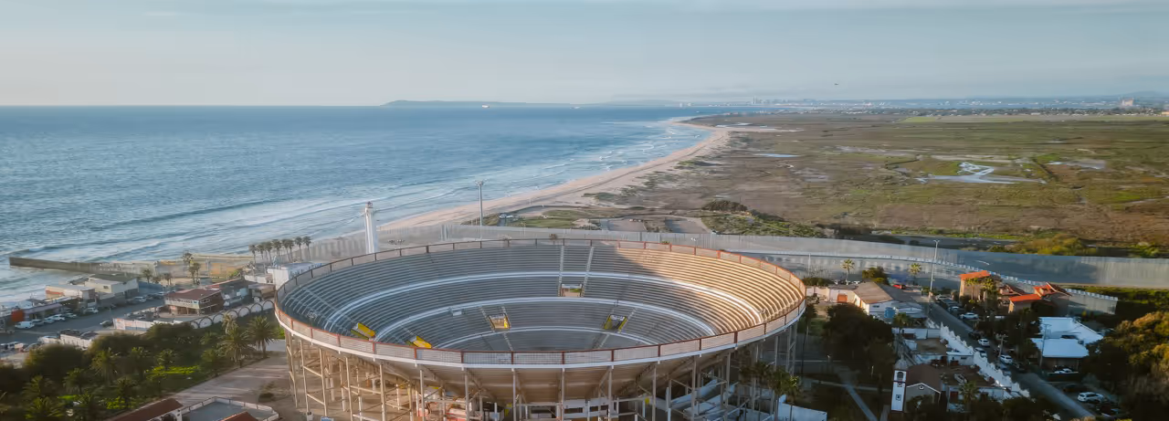 Relaxed girl in a Touristic Spa. Rosarito, Baja California