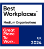 Best Workplaces Medium Organisations award UK 2024
