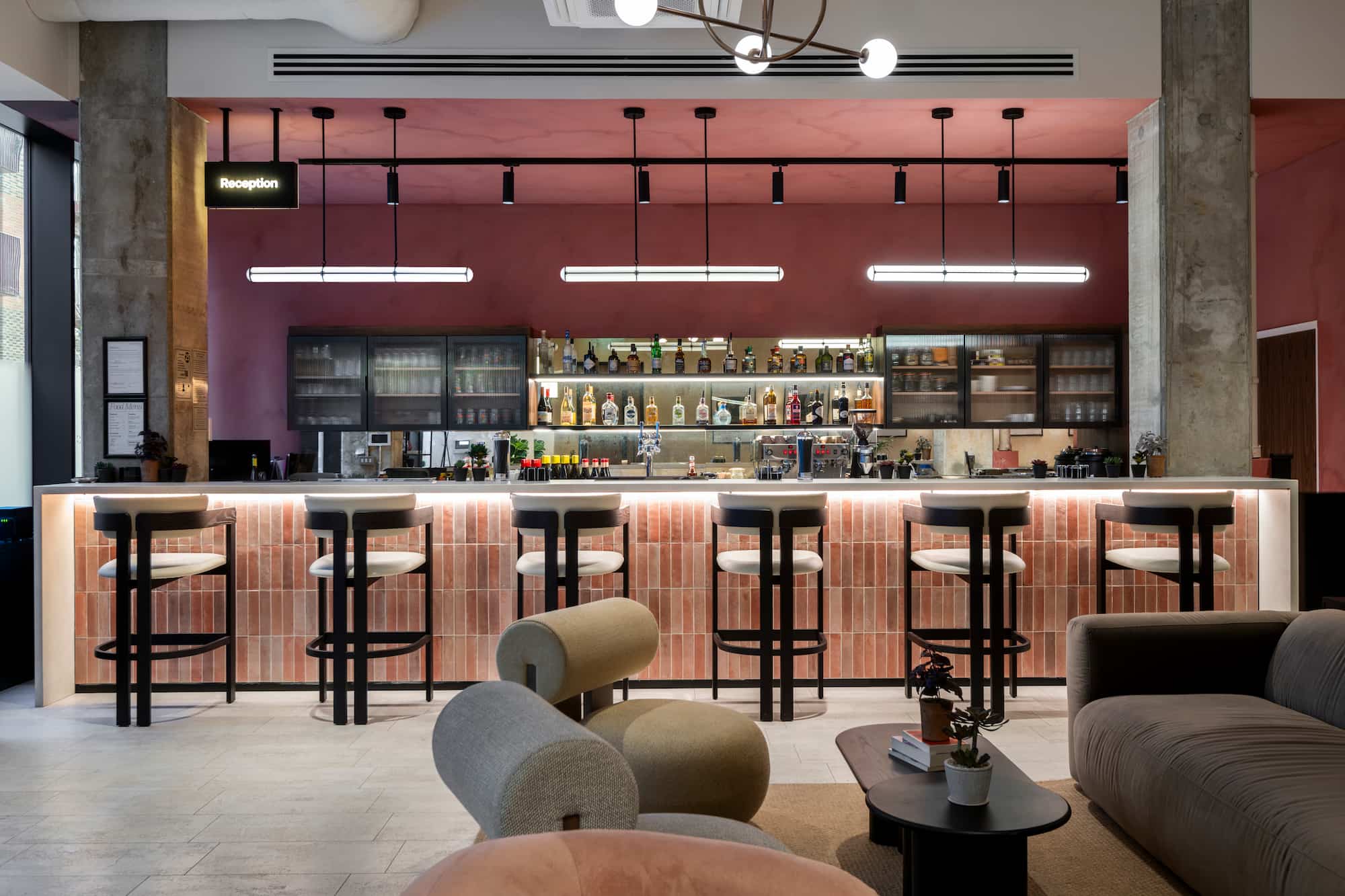 Qube Elephant & Castle lounge and blush bar