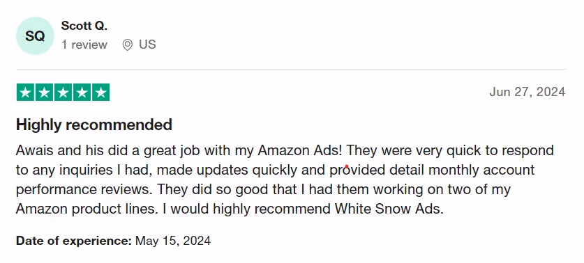 Review six: Discover genuine customer reviews highlighting our outstanding service