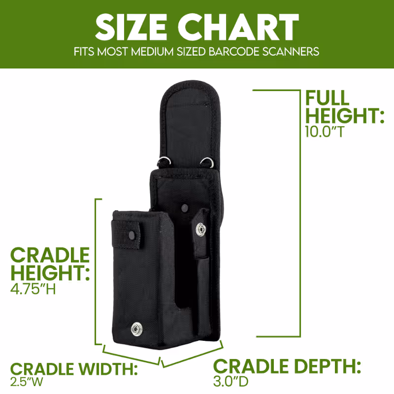 e holster infographic sizing creative