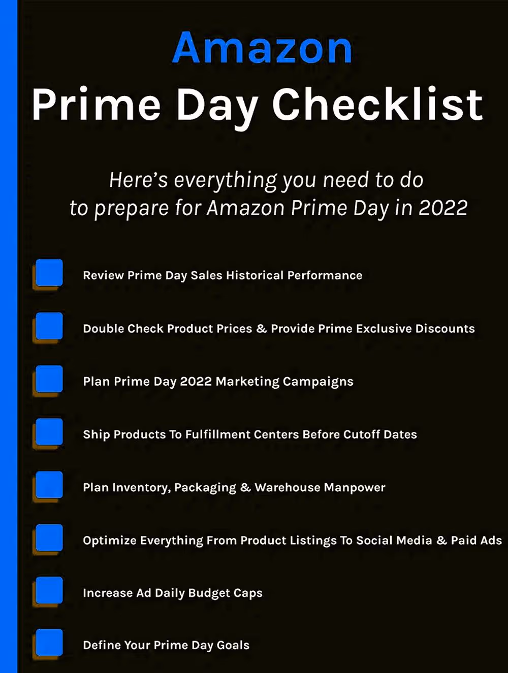 Amazon Prime Day Checklist