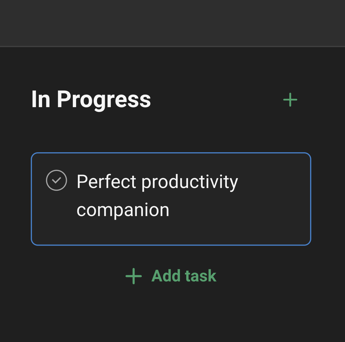 Productivity AI companion