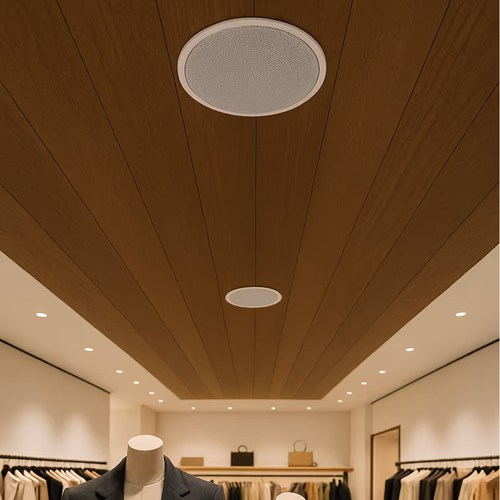 Sistemas de audio para tiendas y retail