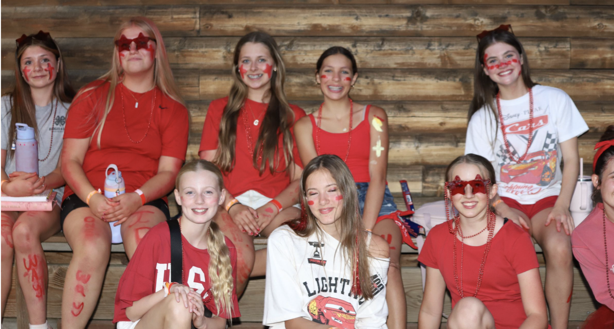 Trinity Students at camp