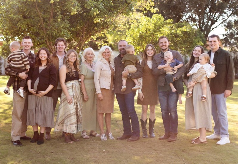 Pastor Mark and Grace Driscoll with four generations of their family