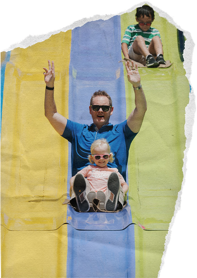 Dad and daughter at Trinity