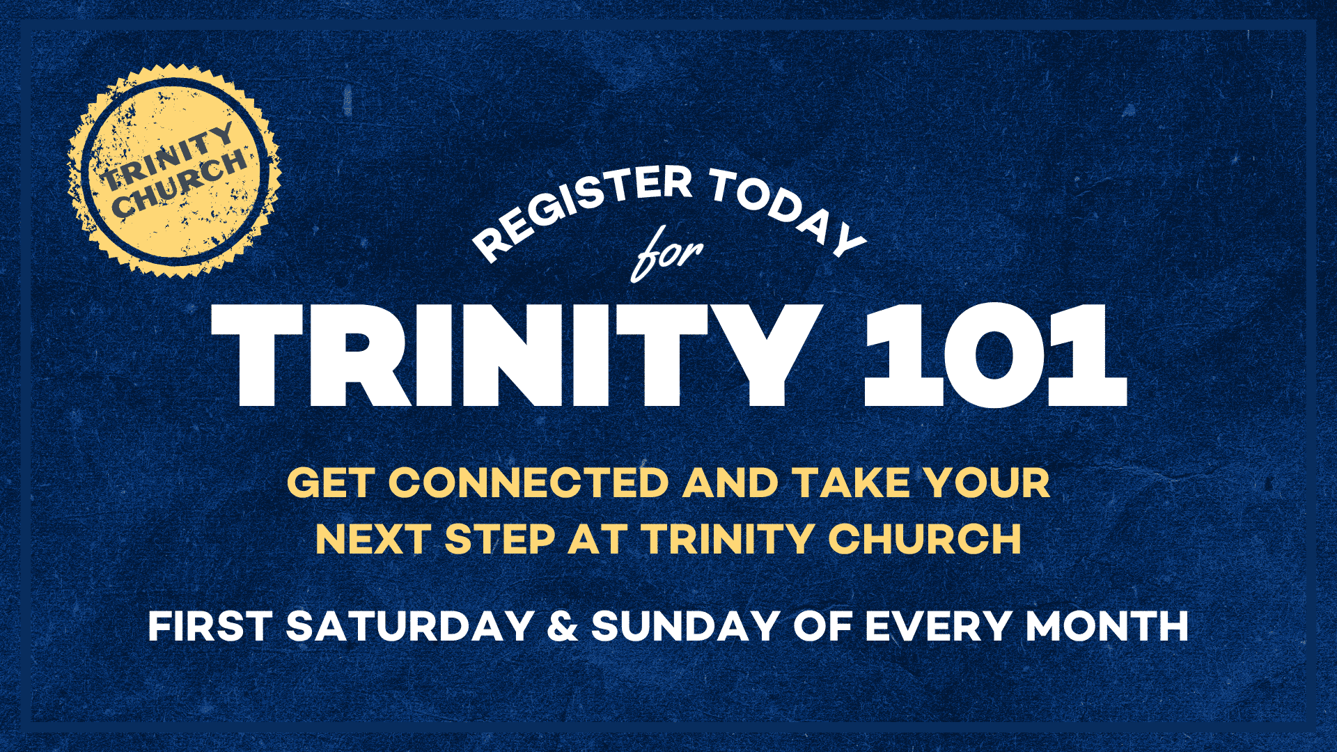 Trinity 101 at Trinity Church