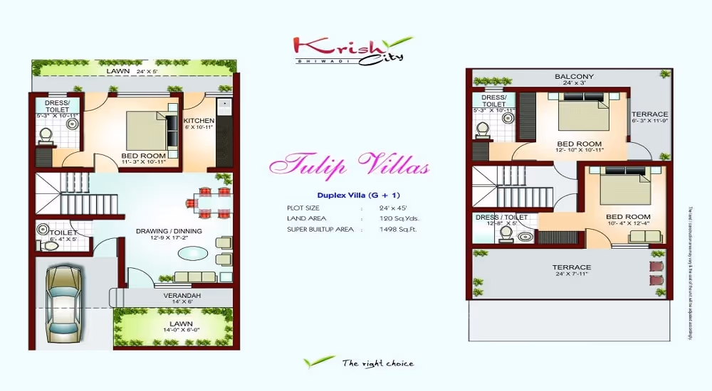 A floor plan of a two story house.