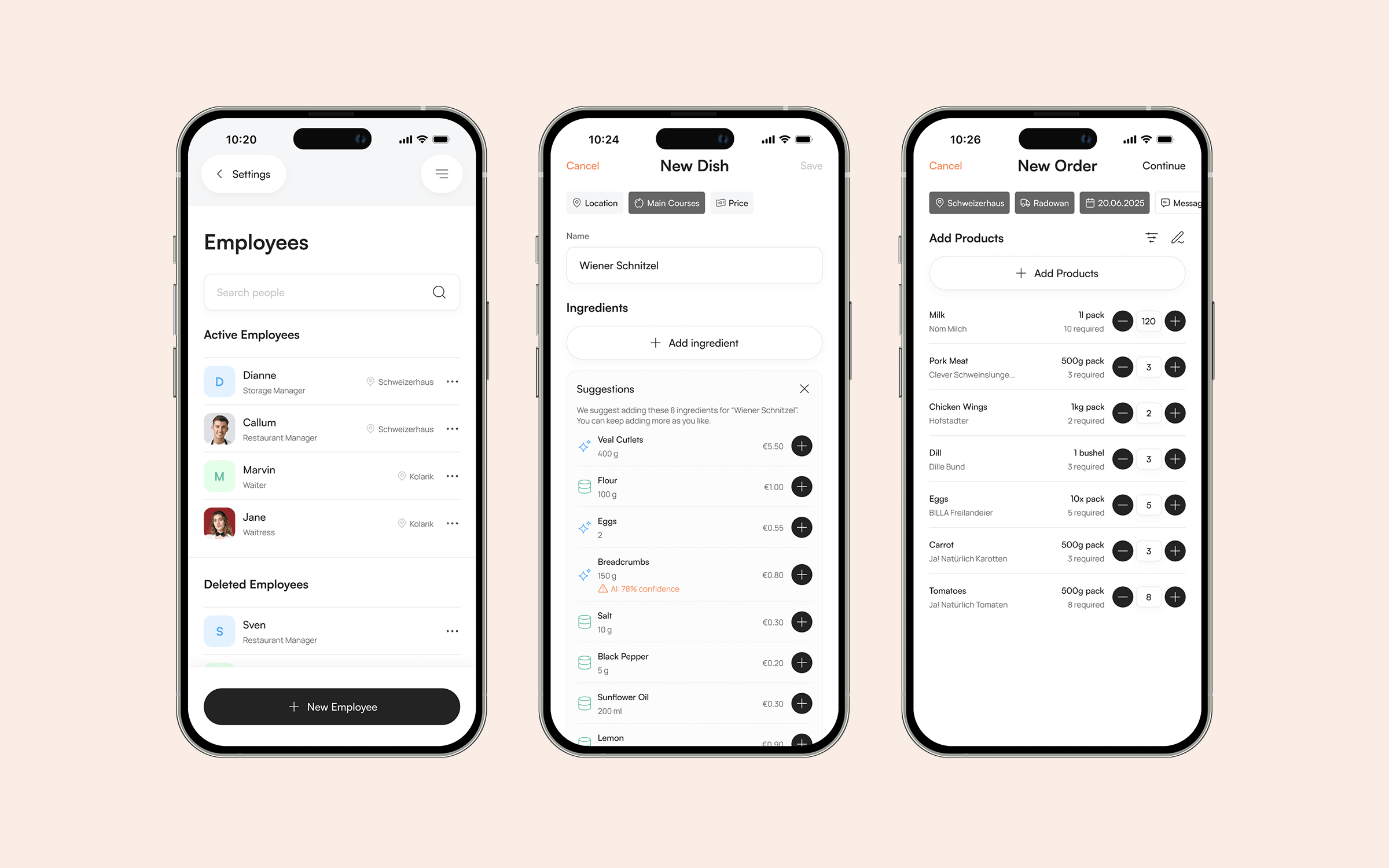 Spensa mobile design