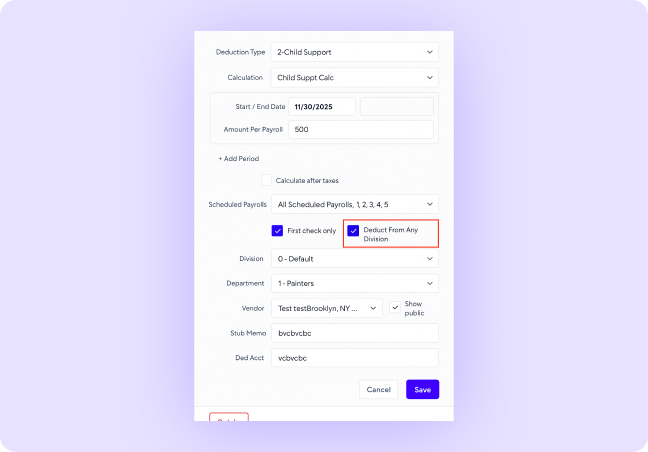 Improved Deduction Options