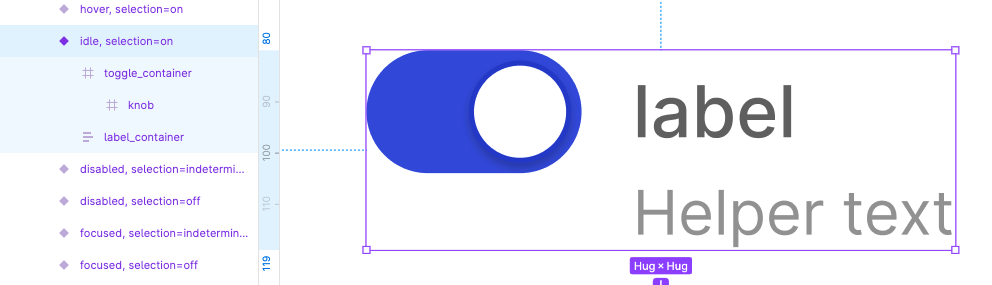 Toggle in Figma