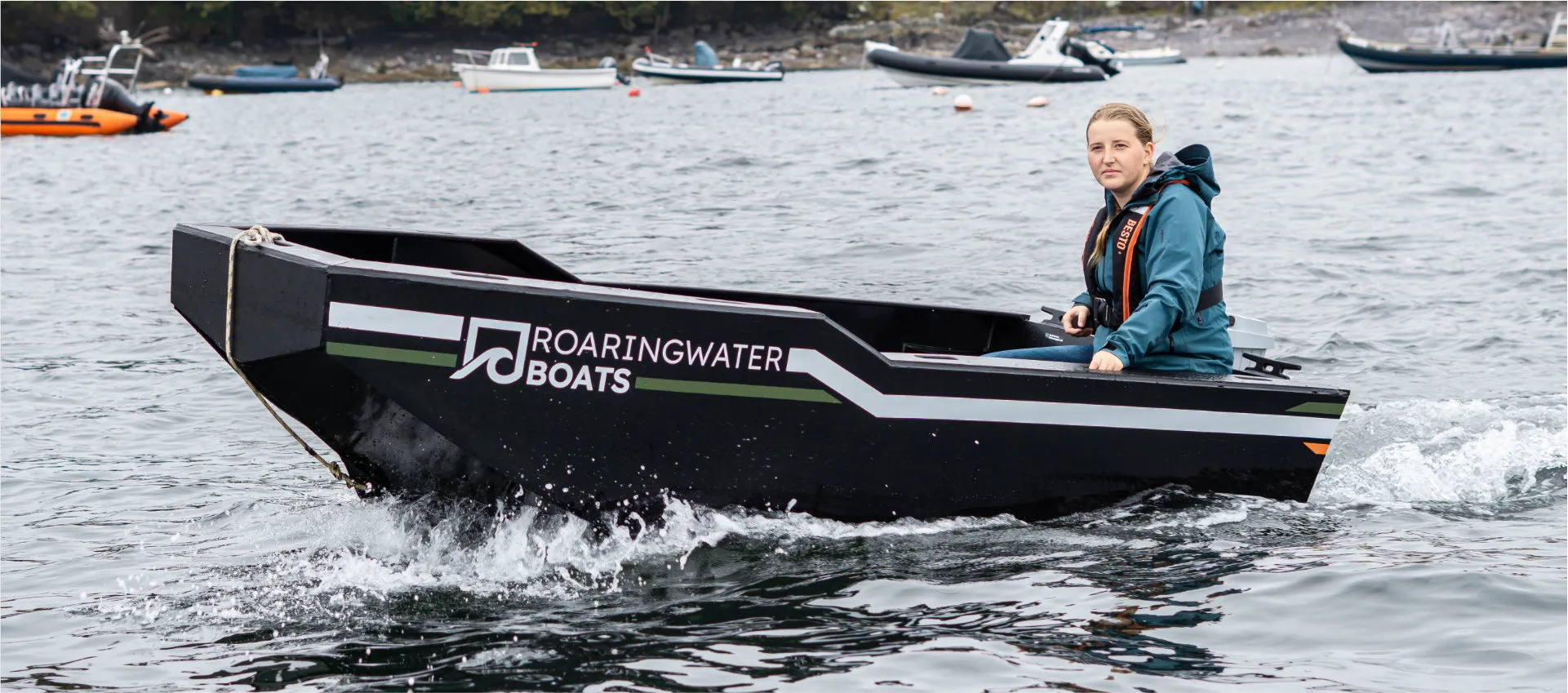 workboat on water