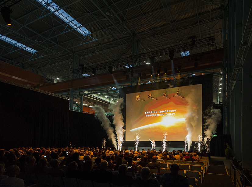 Opening nieuwe fabriek