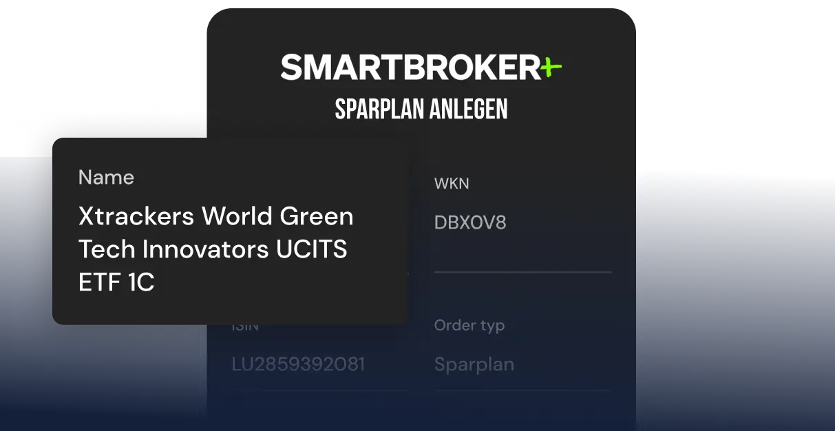 Sparplan bei Smartbroker+