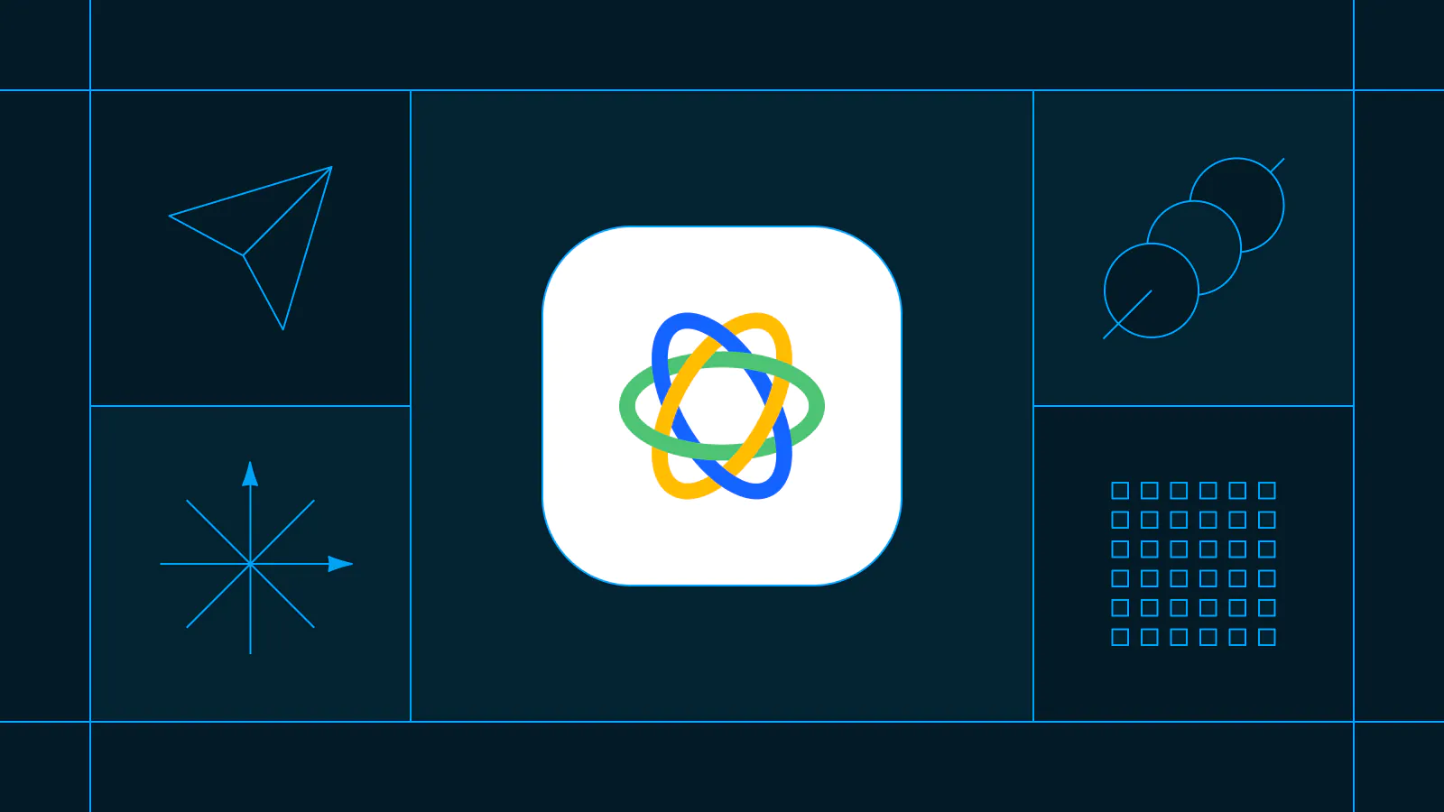 Graphic featuring the Close CRM logo with abstract line icons