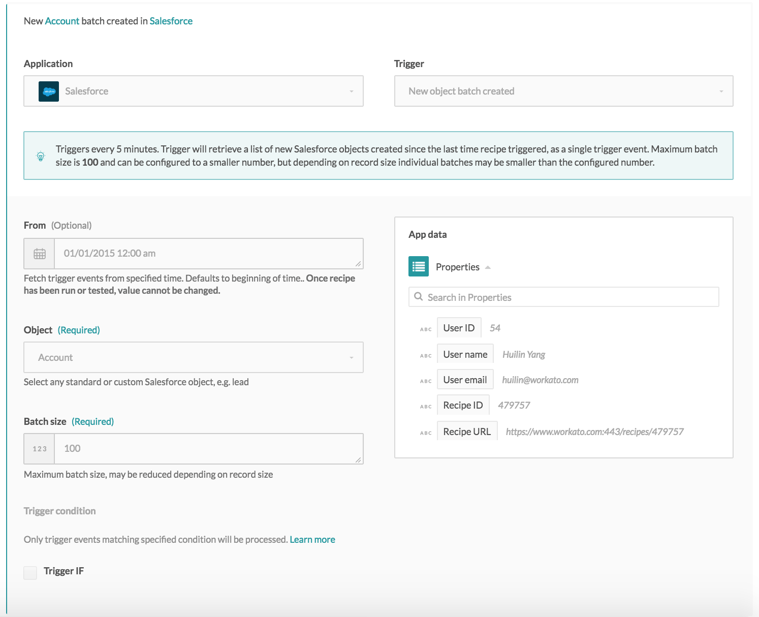 https://docs.workato.com/features/batch-processing.html#batch-triggers