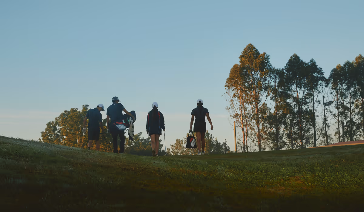 The school chapel with stained glass windows