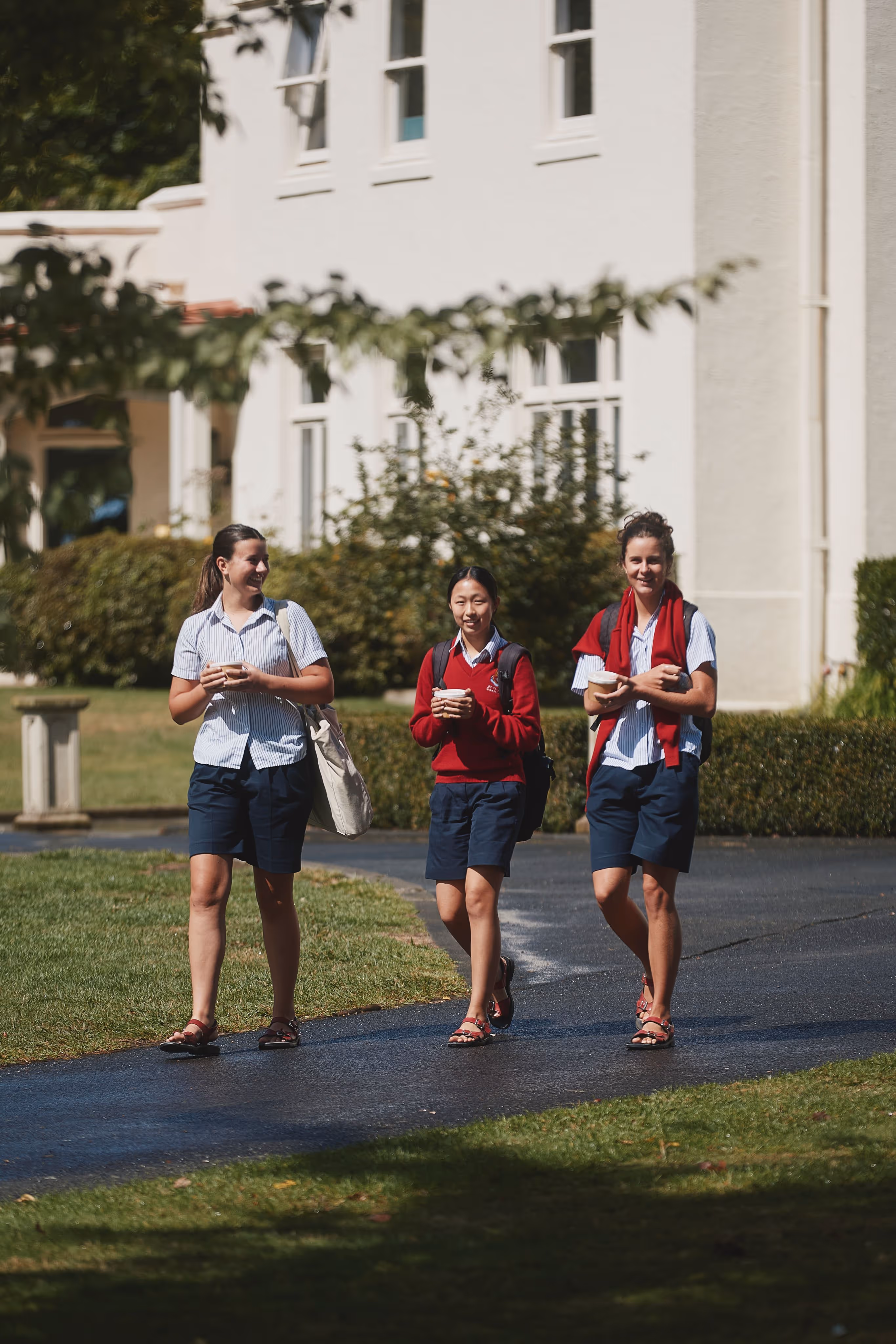 Student playing violin