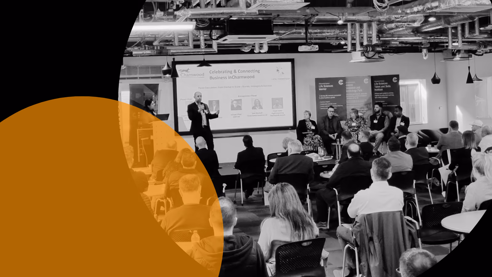1284 Communications on panel for Charnwood business event