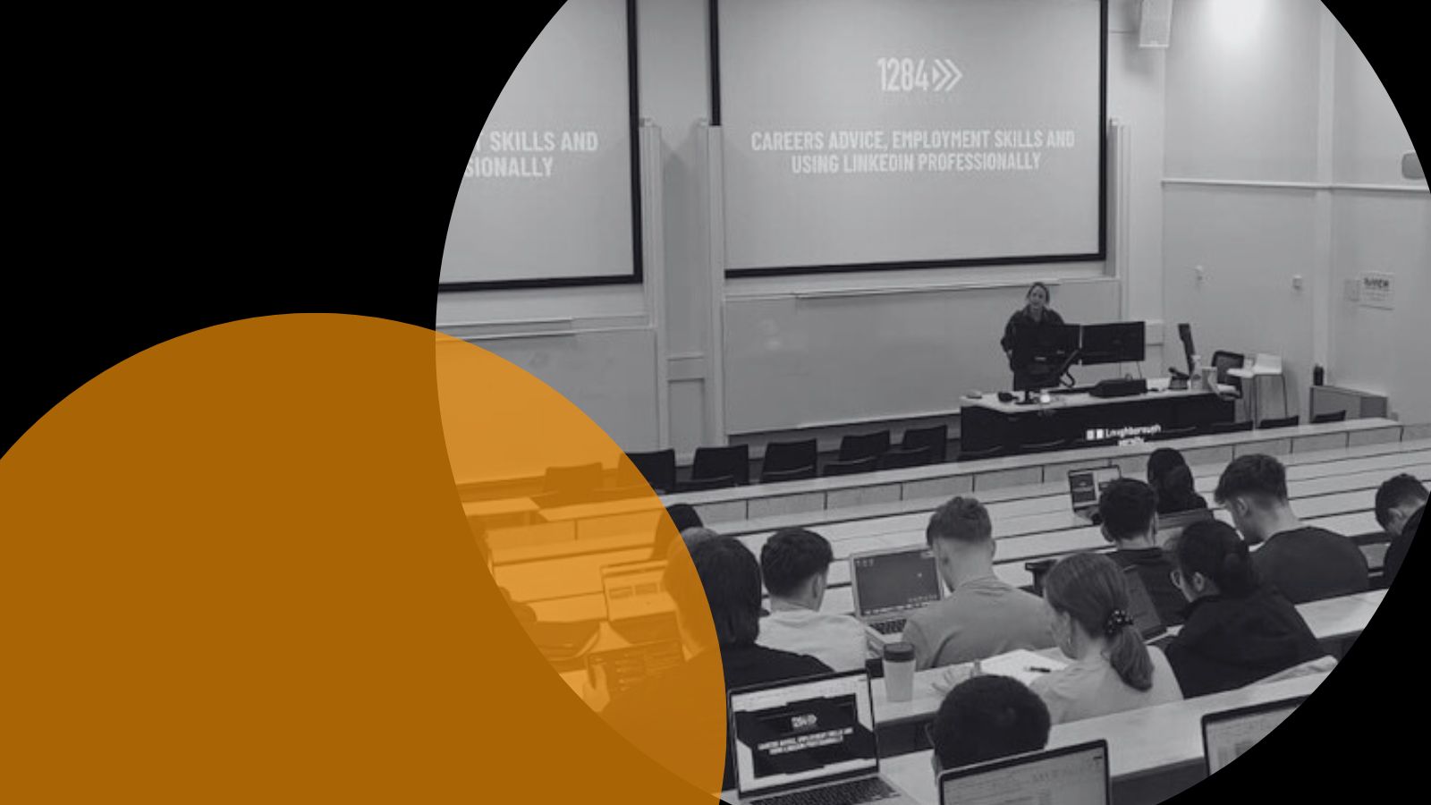 1284 delivers employment comms lectures for Loughborough University business students