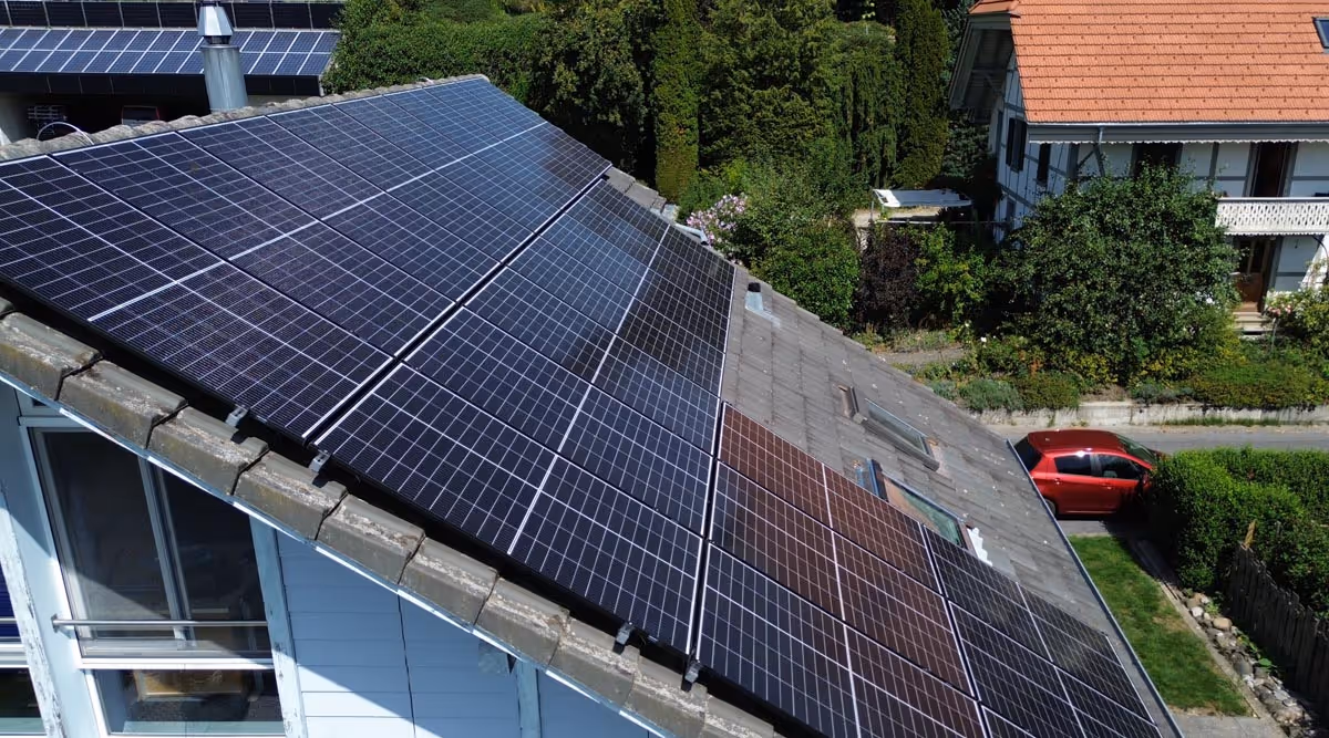 Neubau PV-Aufdachanlage Einfamilienhaus