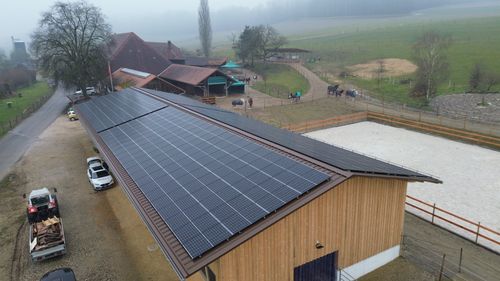 Neubau PV-Anlage Ökonomiegebäude