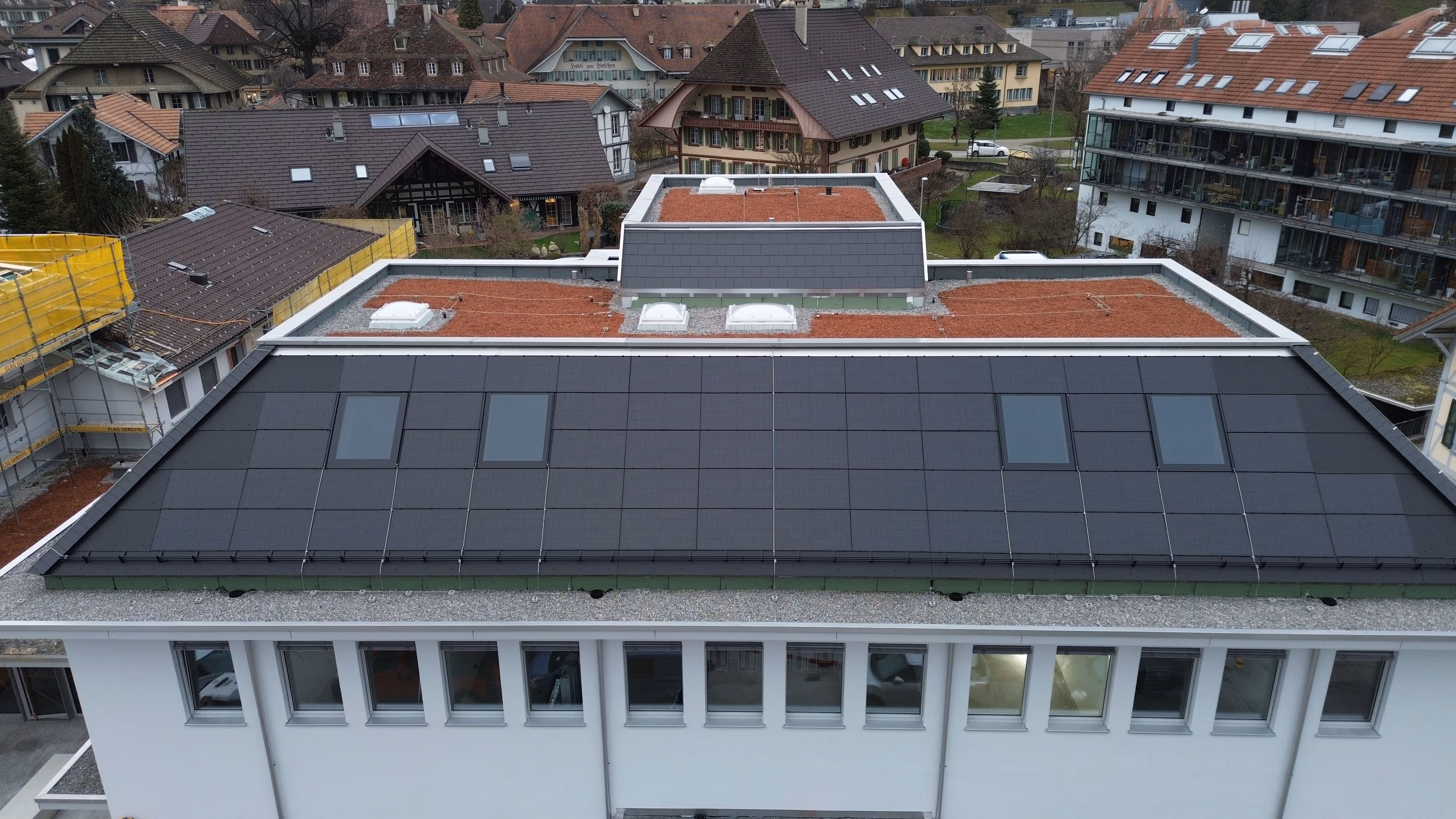 Neubau PV-Indachanlage Post