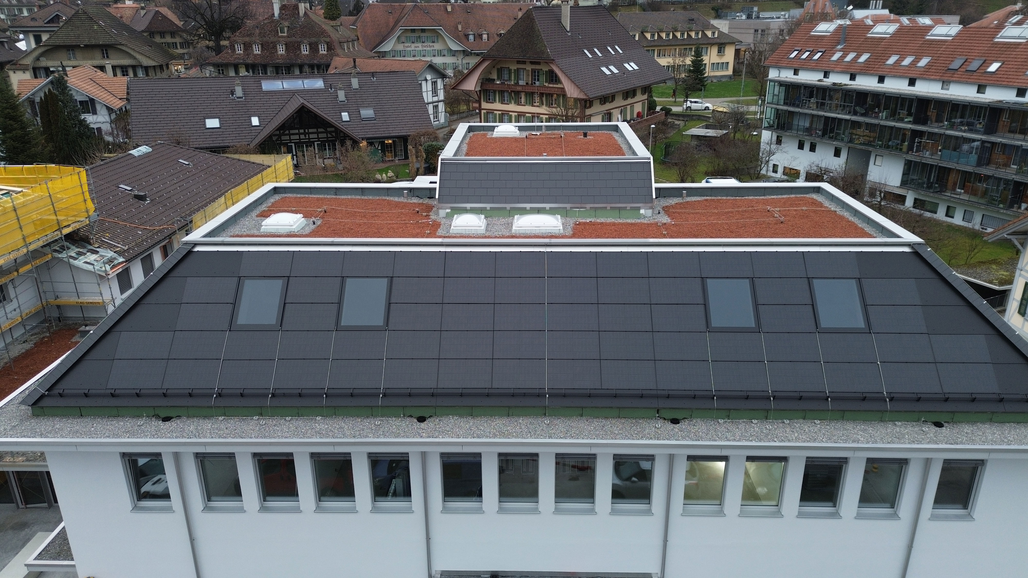 Neubau PV-Indachanlage Post