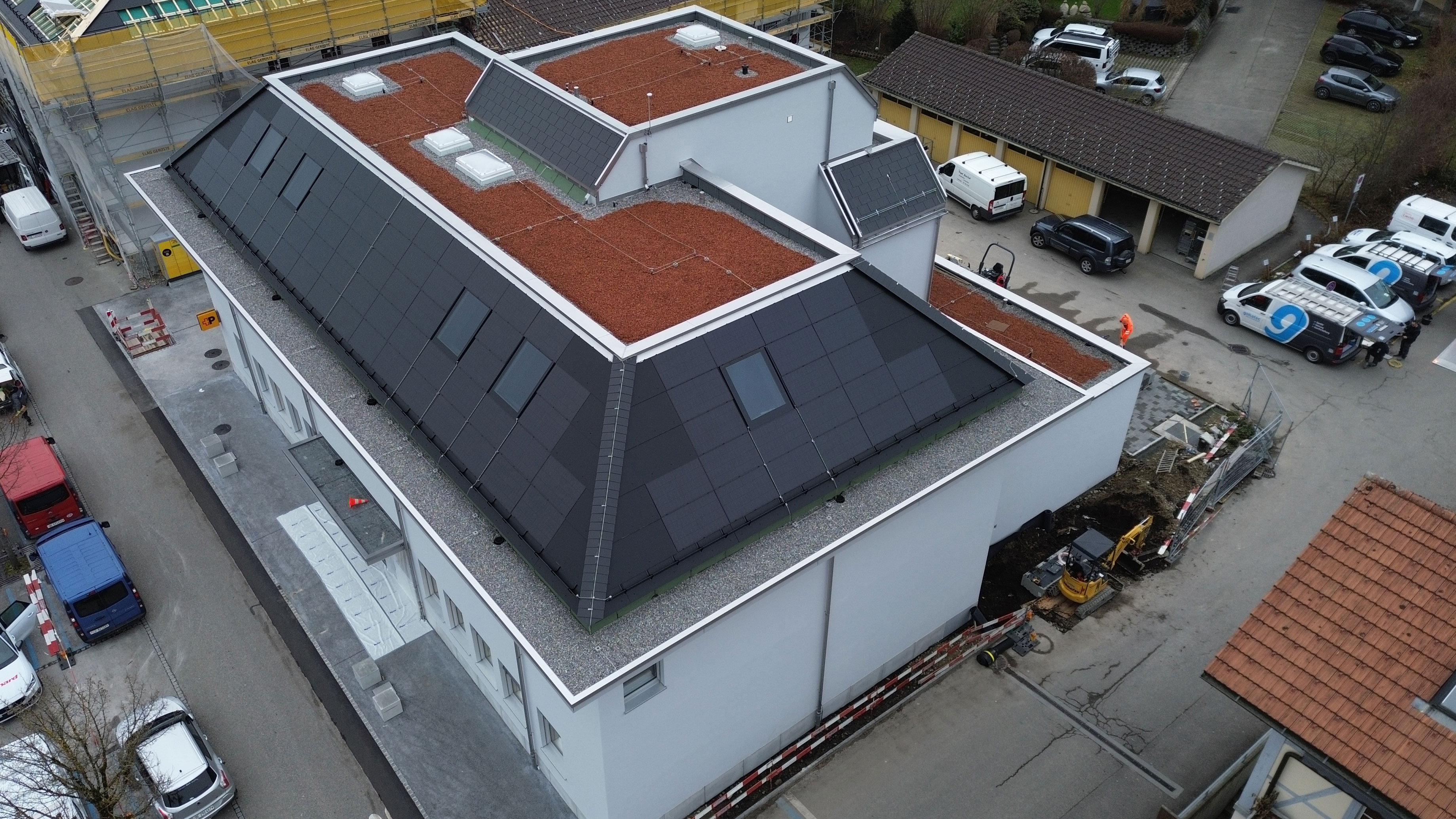 Neubau PV-Indachanlage Post