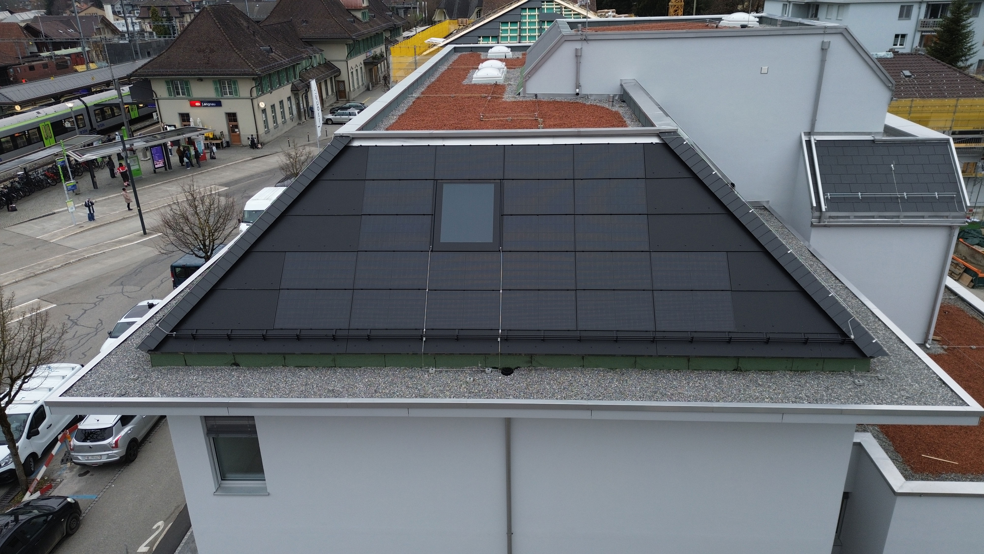 Neubau PV-Indachanlage Post