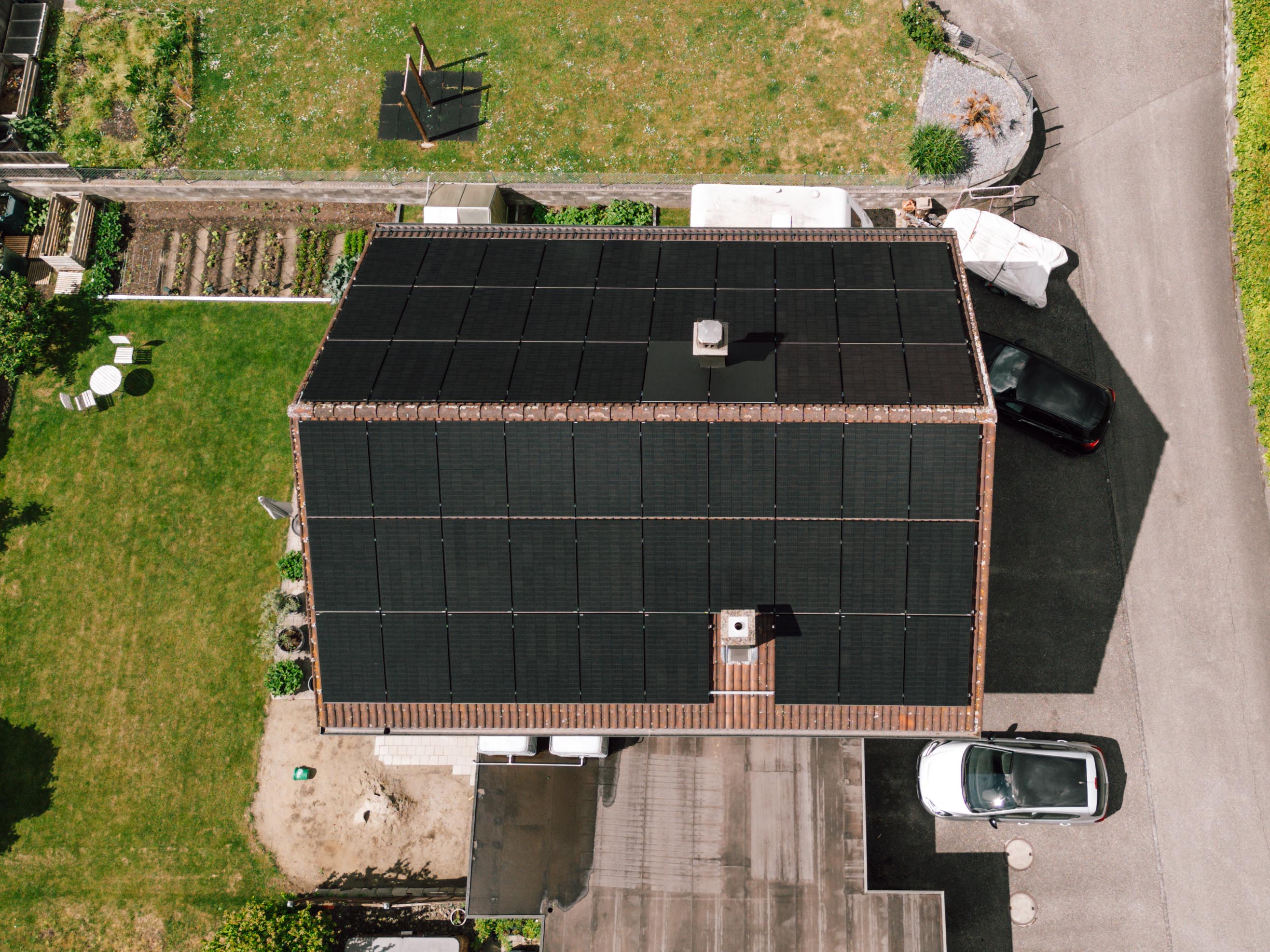 Neubau PV-Aufdachanlage Einfamilienhaus