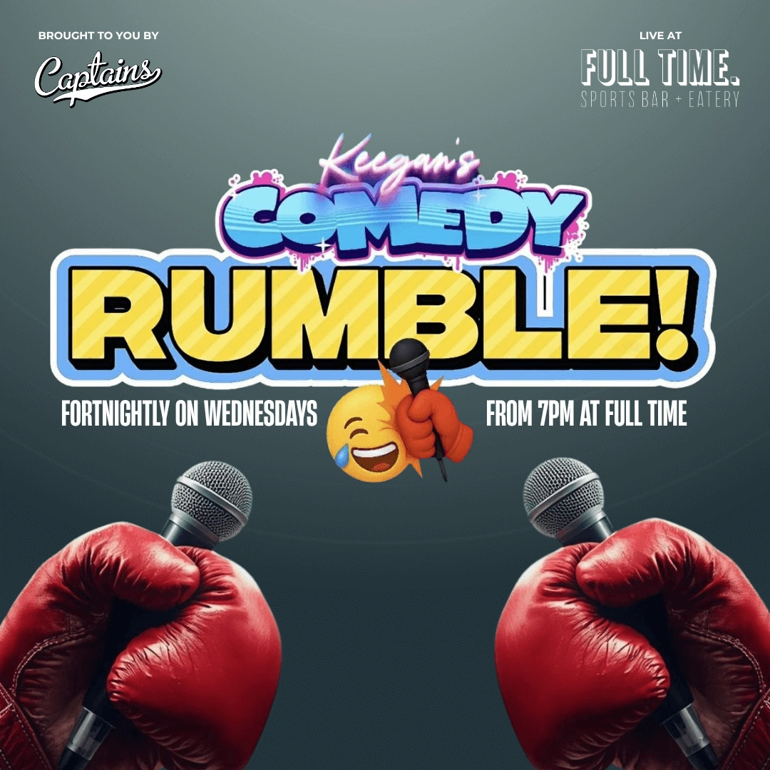 Keegan's Comedy Rumble event poster