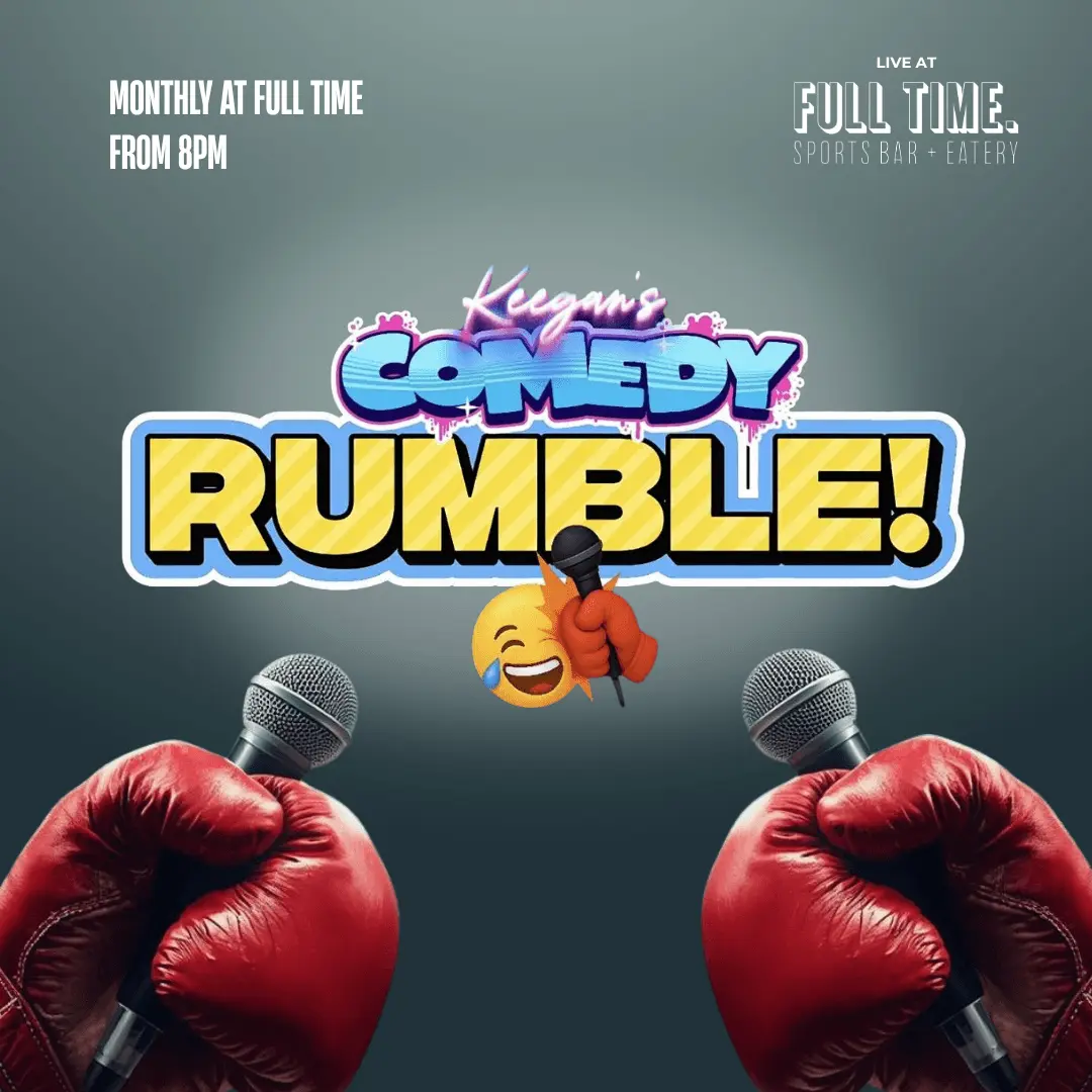 Keegan's Comedy Rumble event poster
