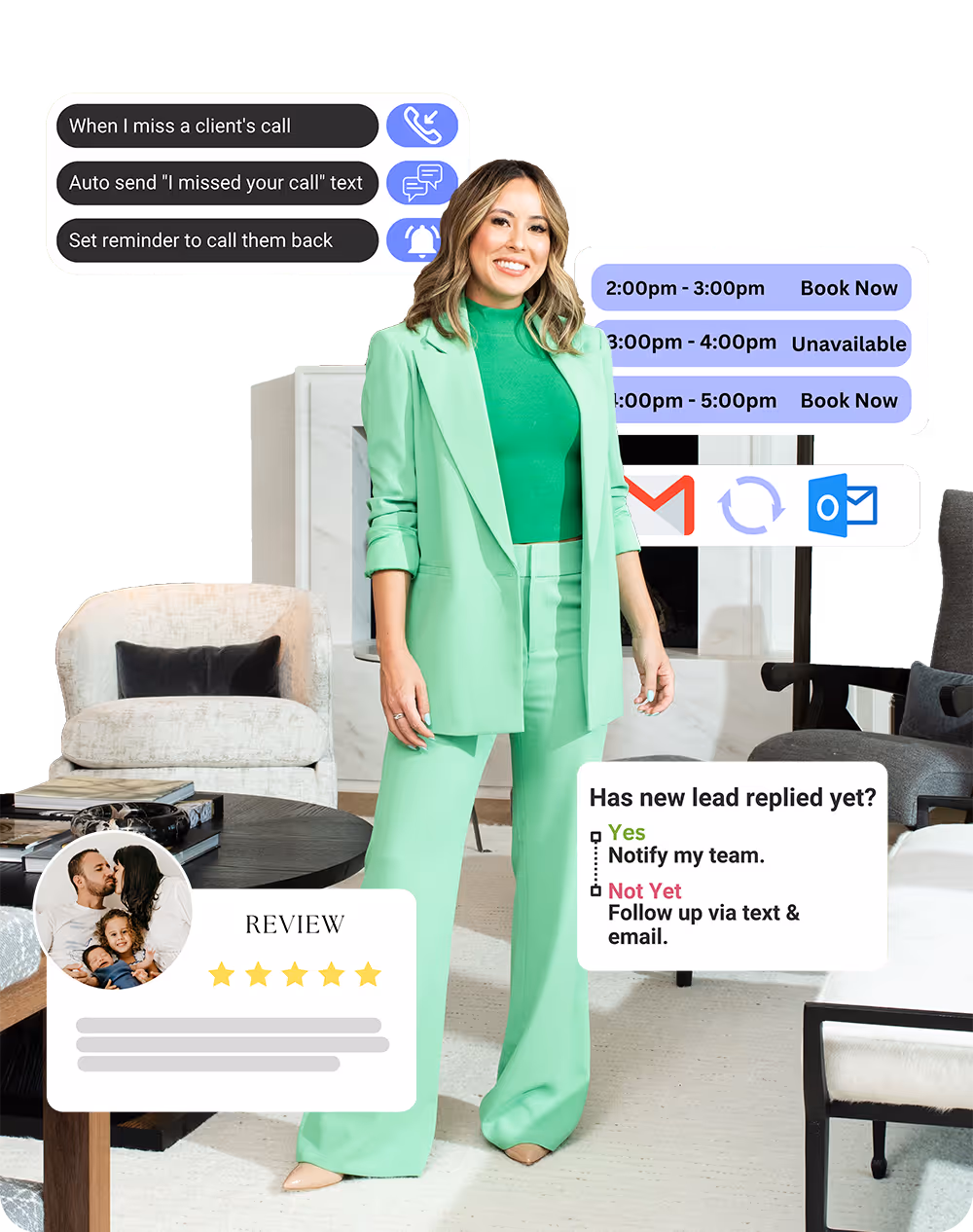 Business owner using Scaler Solutions software to boost organic traffic and manage customer reviews