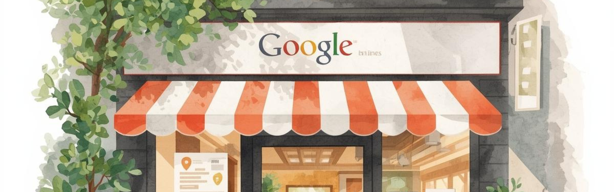 an illustration of google business hos