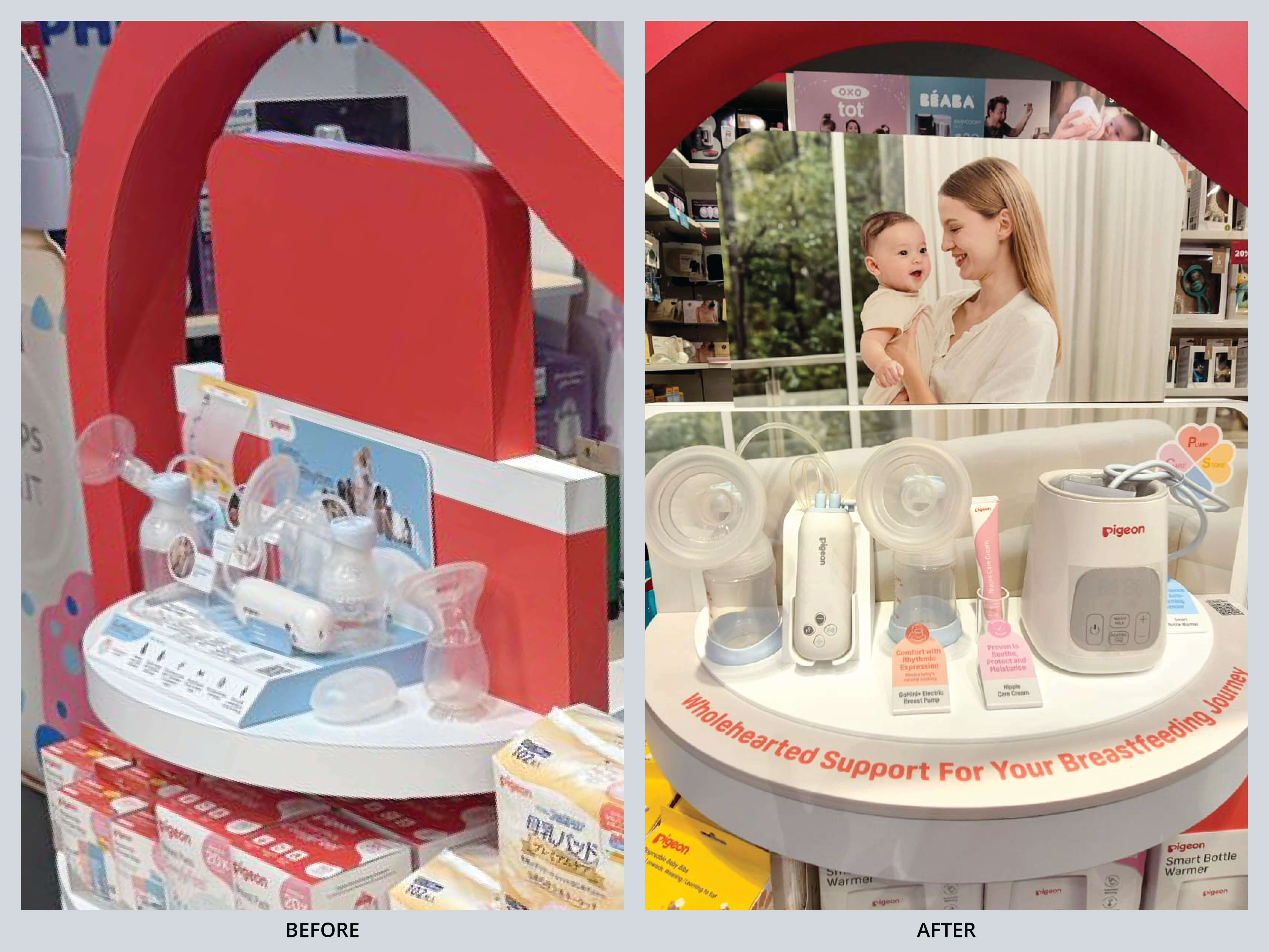 Merchandising & Shop Display_Pigeon Product Display
