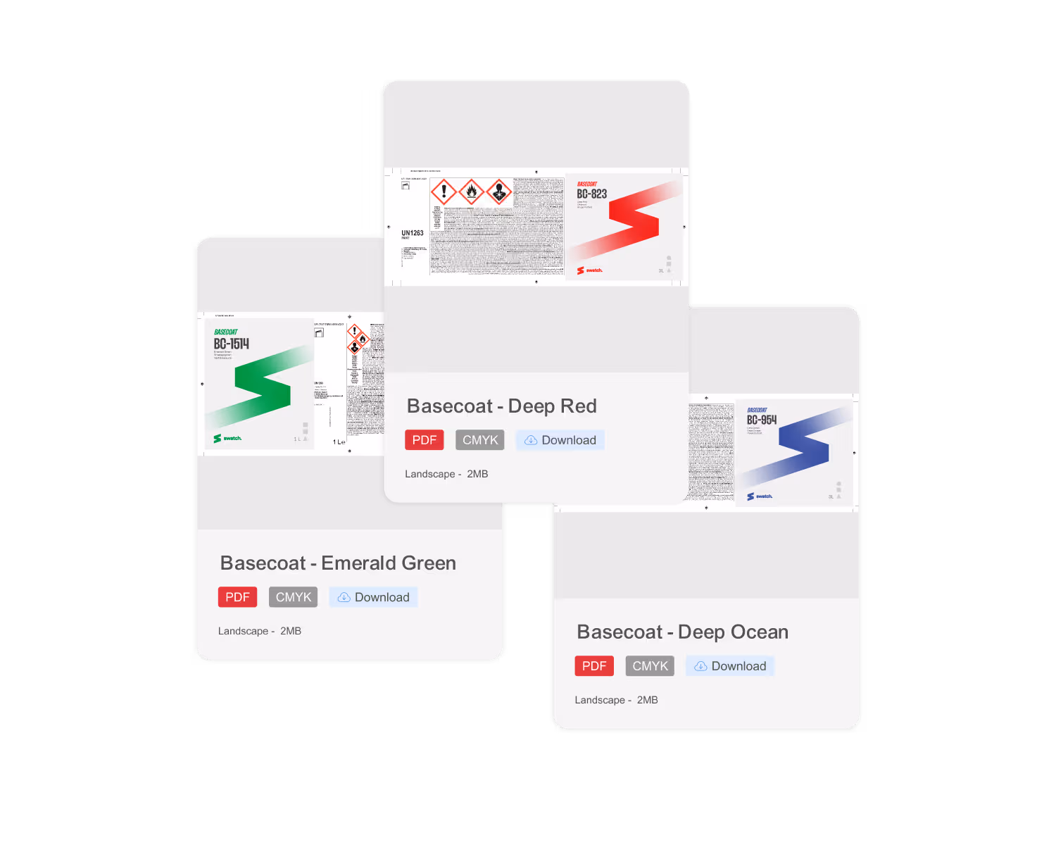 Print ready files that come directly from the packaging manager