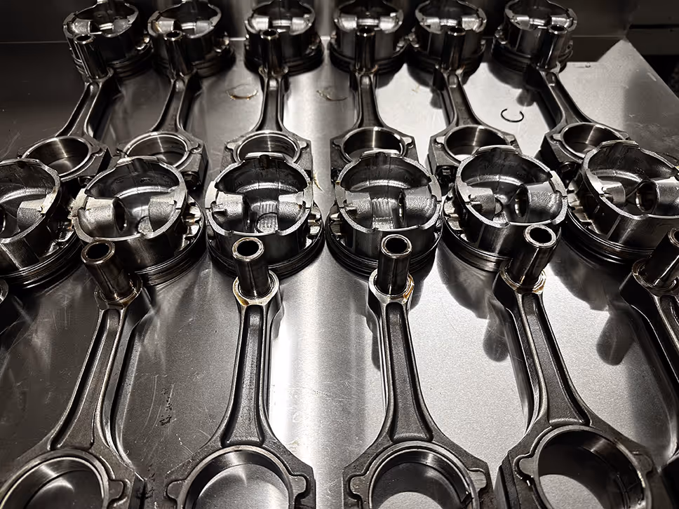 Aston Martin V12 Engine closeup