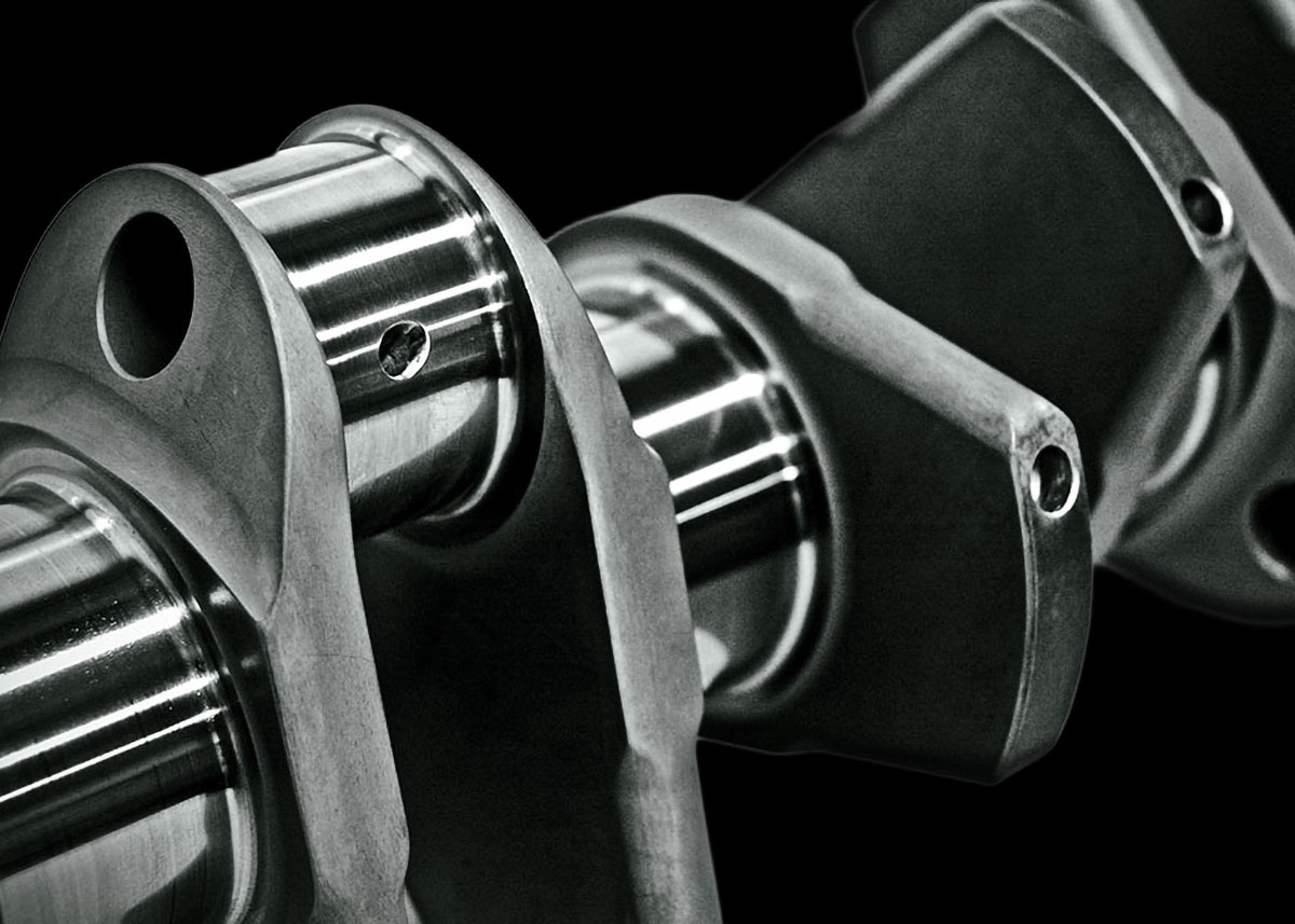 Aston Martin KDB crank detail