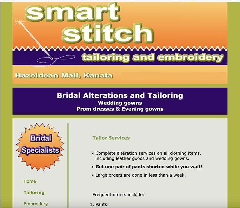 Old Smart Stitch website